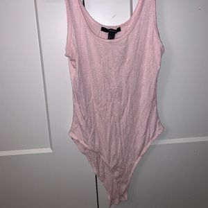 Light pink body suit